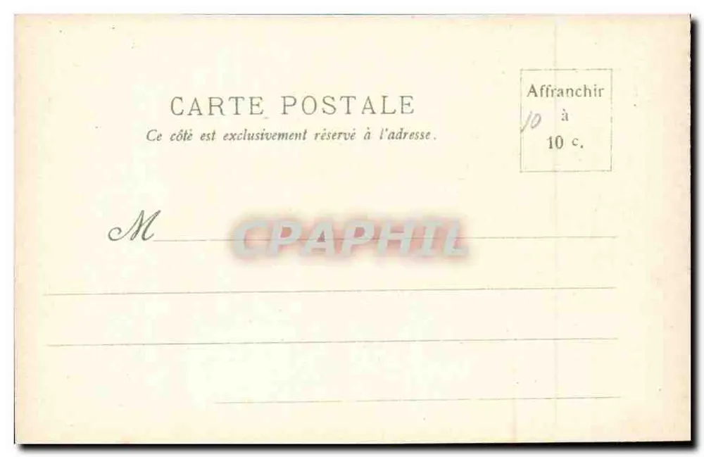 Esposizione Universale 1900 — Trocadéro — editore TROUS - Verso