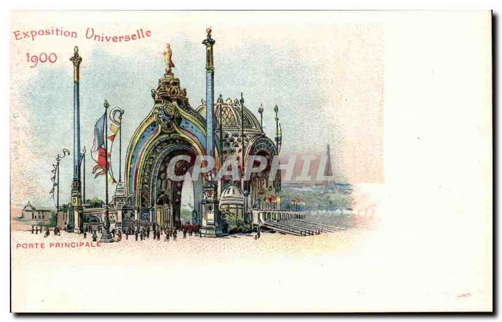 Weltausstellung 1900 — Haupteingang — G. H. Lepage - Vorderseite