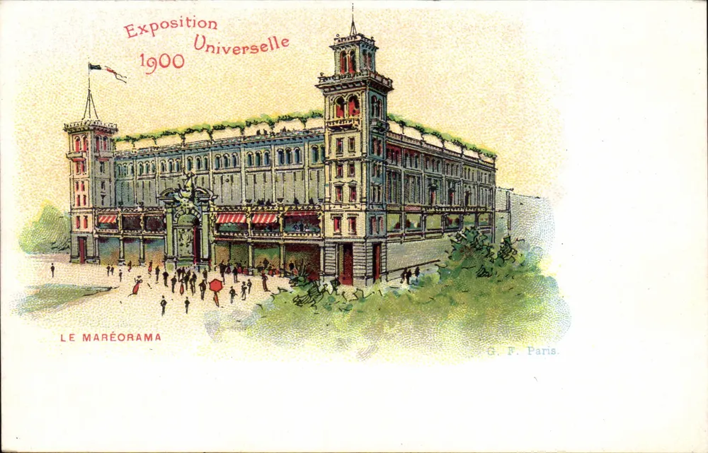 Het Maréorama — Wereldtentoonstelling 1900 — G. F. Parijs - Voorkant