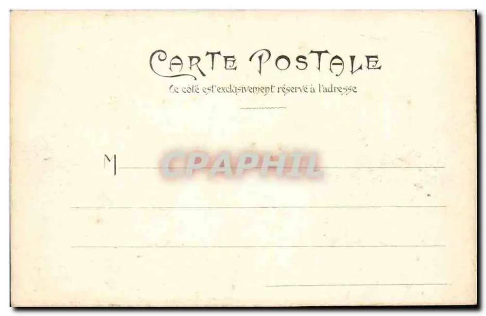 Terrasse der fremden Paläste — Weltausstellung 1900 — E.H. et C., Paris - Rückseite