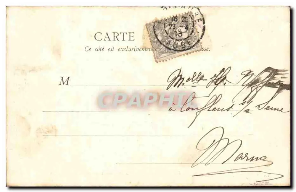 Der Mittagskanonenschuss am Palais-Royal — B.F. Paris, n°119 - Rückseite