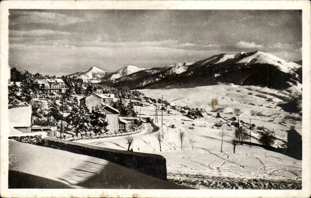Font-Romeu — Blick auf den Gallinas-Gipfel (2.775 m) — R. Coudin, Edition Font-Romeu - Vorderseite