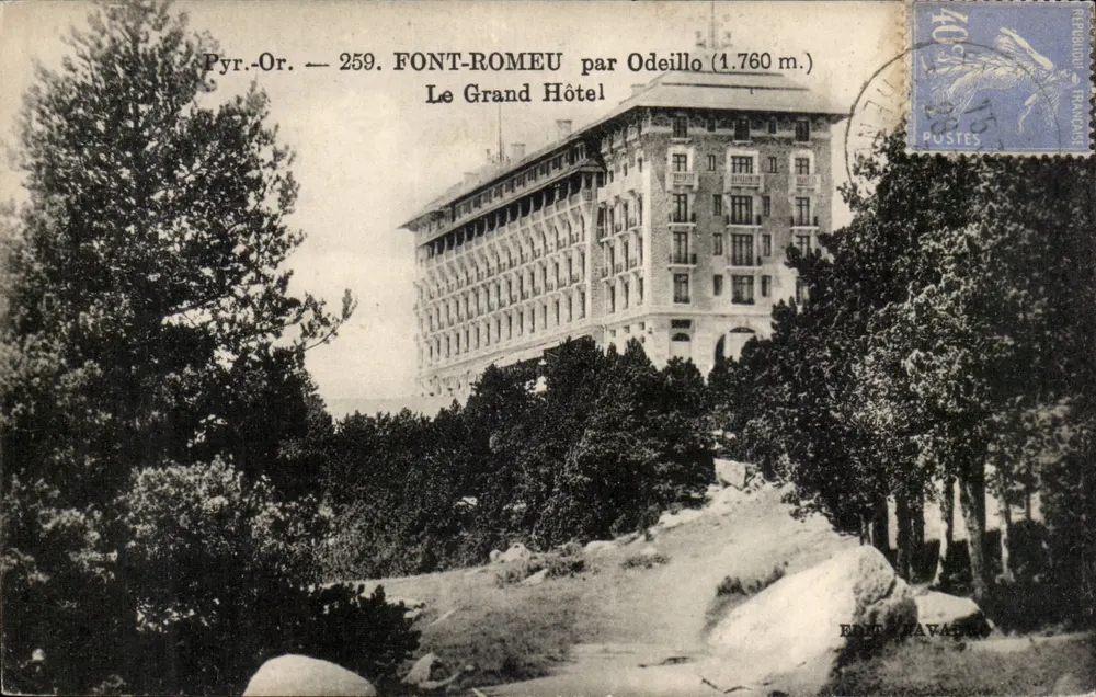 Font-Romeu — O Grande Hotel por Odeillo (1.760 m.) — Editor Font-Romeu - Frente