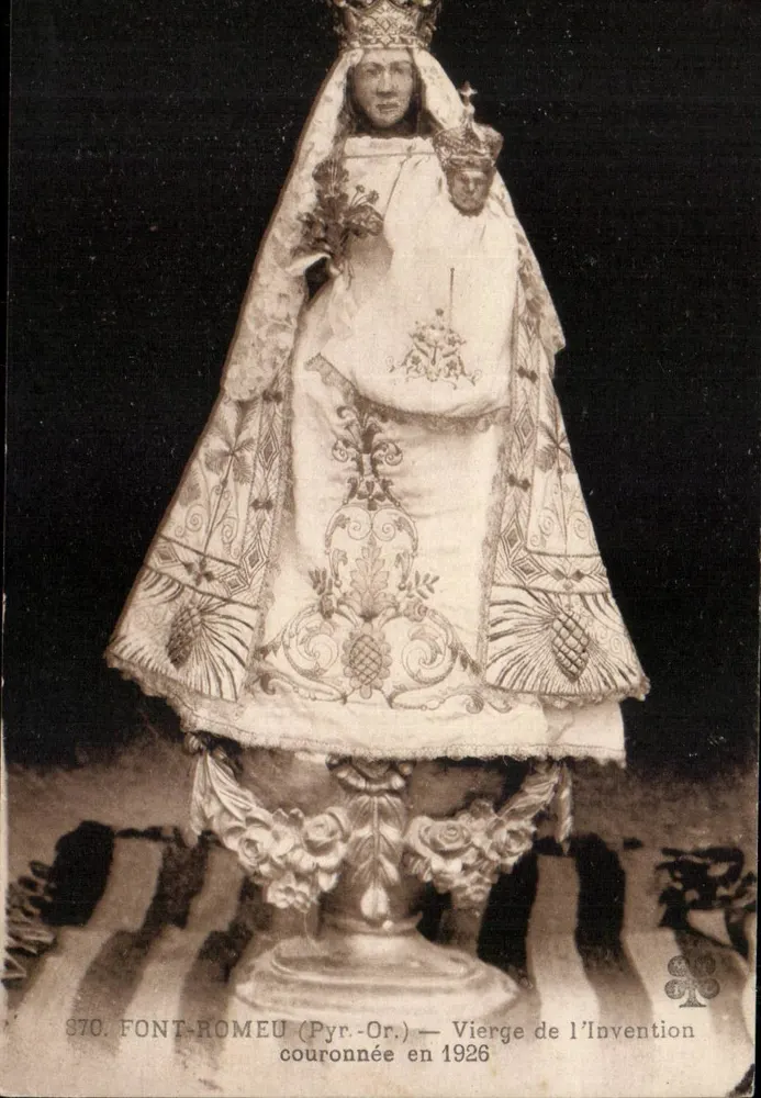 Font-Romeu (Pyr.-Or.) — Gekrönte Jungfrau der Erfindung aus dem Jahr 1926 - Vorderseite