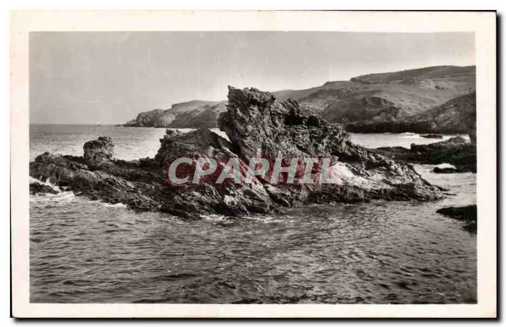 Banyuls-sur-Mer — Rochos na costa — editor não visível - Frente
