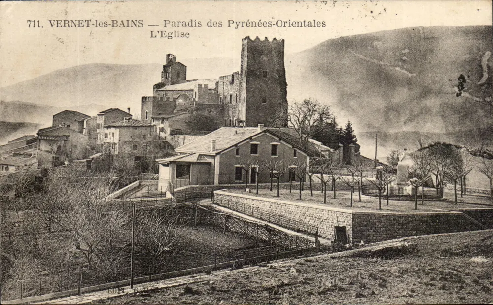 Vernet-les-Bains — Das Paradies der Pyrénées-Orientales — Die Kirche - Vorderseite