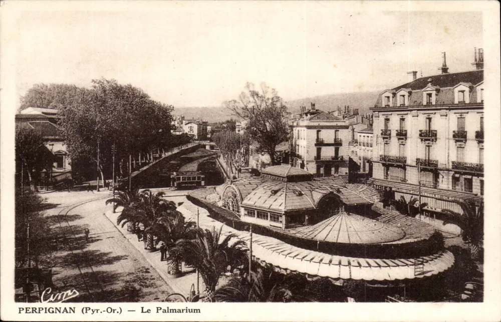 Perpignan (Pyr.-Or.) — O Palmarium — Editor Carpent em Perpignan - Frente