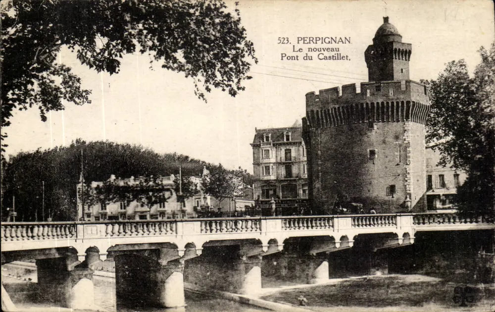 Perpignan — O novo Ponte do Castillet — n° 523 - Frente