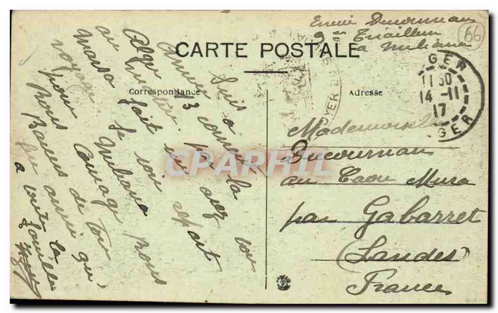 Perpignan — Panoramablick auf die Ufer — Edit. L. Vergès, Perpignan - Rückseite