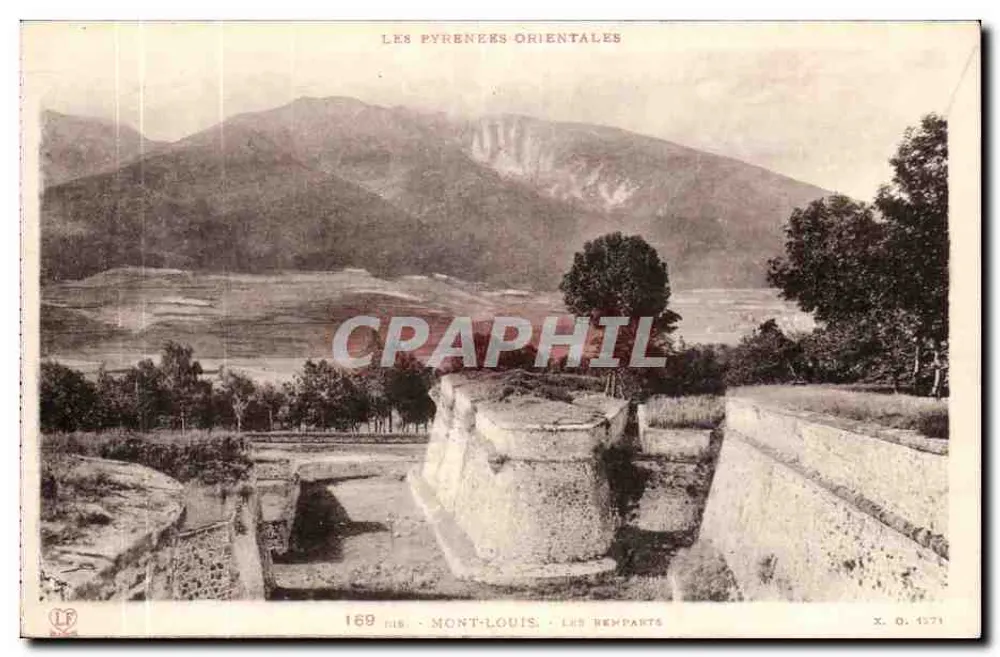 Mont-Louis — Os Muros — Fototipia Labouche Frères, Toulouse - Frente
