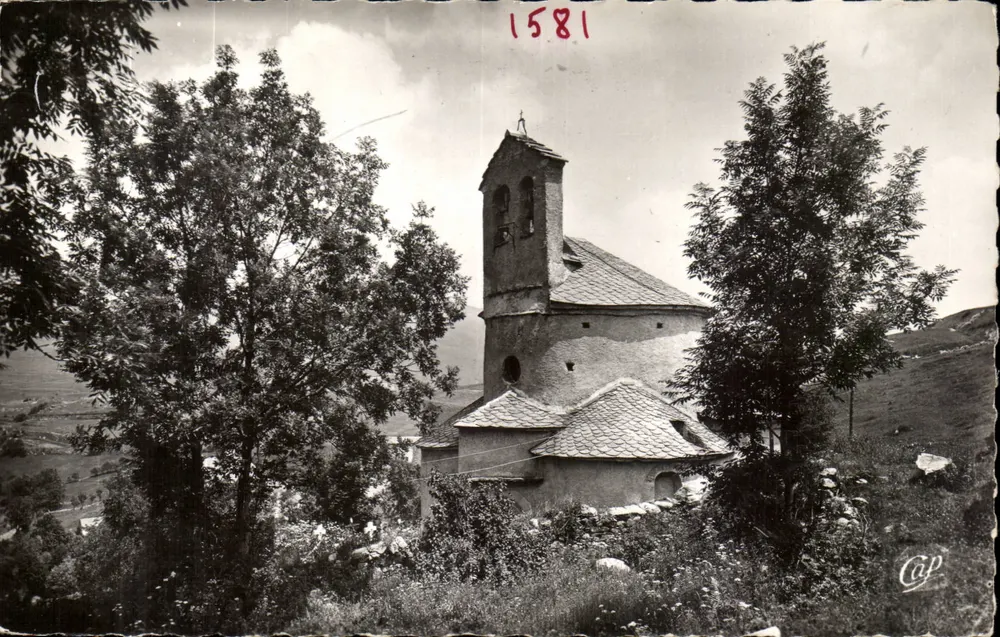 Die alte Kirche von Planès — Umgebung von Mont-Louis — Cie des Arts Photomécaniques - Vorderseite
