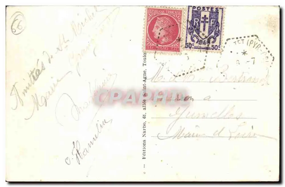 PYRÉNÉES-ORIENTALES — Lacets de la route de PRADÈS à MONT-LOUIS — Narbo - Rückseite