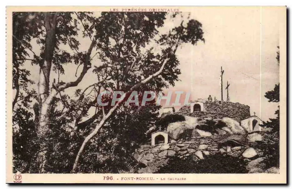 Font-Romeu - O Calvário — Os Pirineus Orientais — Fototipo Labouchère, Toulouse, n°796 - Frente