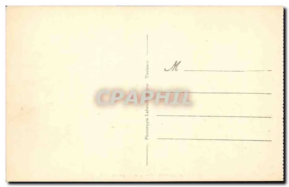 Font-Romeu (1785 m.) — O Grande Hotel — Fototipia Labouché Toulouse - Verso