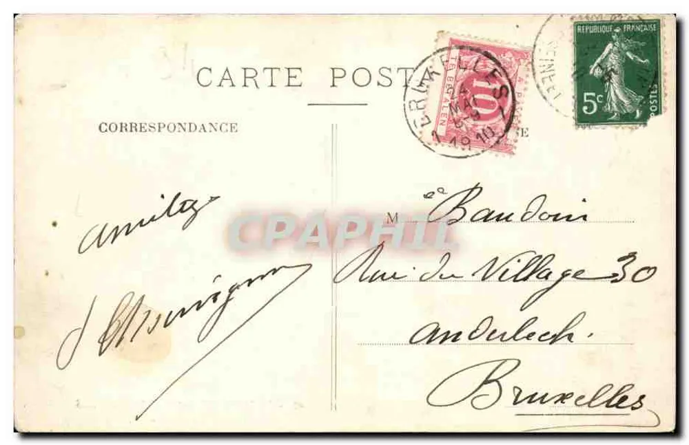 La Varenne-Chennevières — Quai de la Varenne — C.C. n°42 - Rückseite