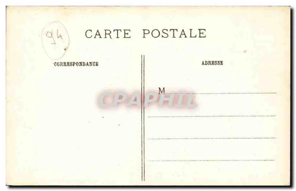 Vincennes — Innenansicht der Kapelle des Forts — E.M. n°4535 - Rückseite