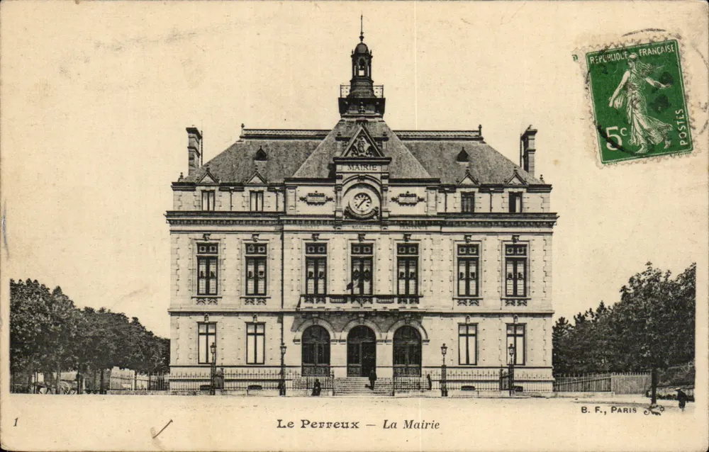 Le Perreux — A Prefeitura — B.F., Paris - Frente