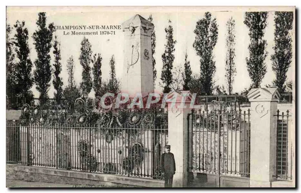 Champigny-sur-Marne — Das Denkmal 1870-71 — Verleger unbekannt - Vorderseite