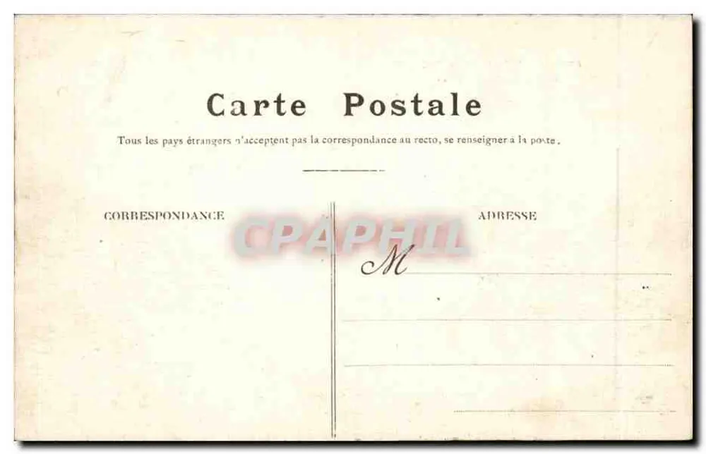 Champigny-sur-Marne — Das Denkmal 1870-71 — Verleger unbekannt - Rückseite