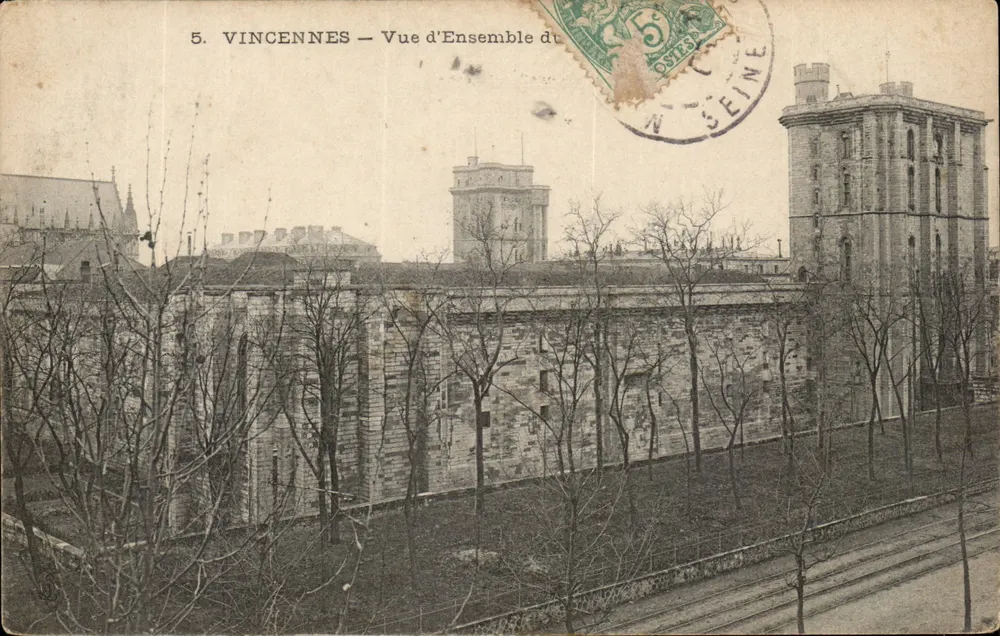 Vincennes — Vista geral do castelo — Editor não identificado, n°5 - Frente