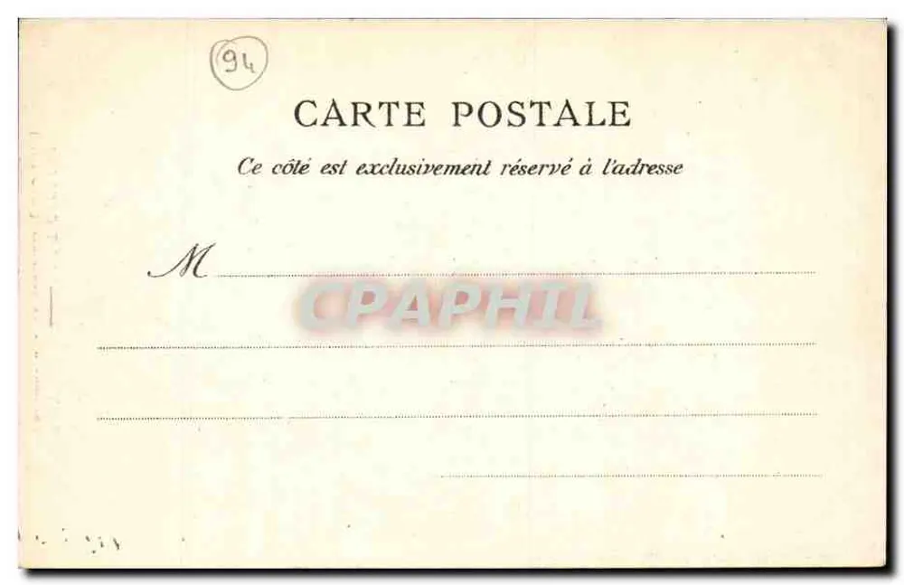 Villeneuve-Saint-Georges — Denkmal der Kämpfer (1870-1871) — unbekannter Verleger, Seriennummer 8 - Rückseite
