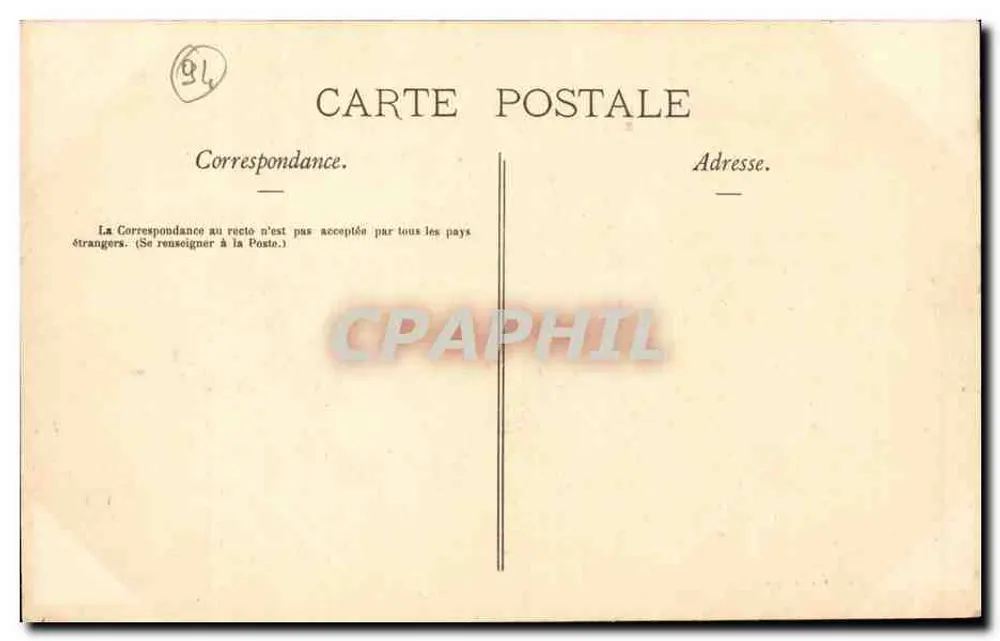 Villeneuve-Saint-Georges — Ansicht der P.L.-M.-Schienen — Verlag: L. Givry - Rückseite