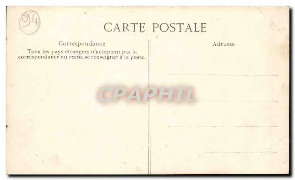 Nogent-sur-Marne — Grande Rue — Chocolat-Vinay - Verso