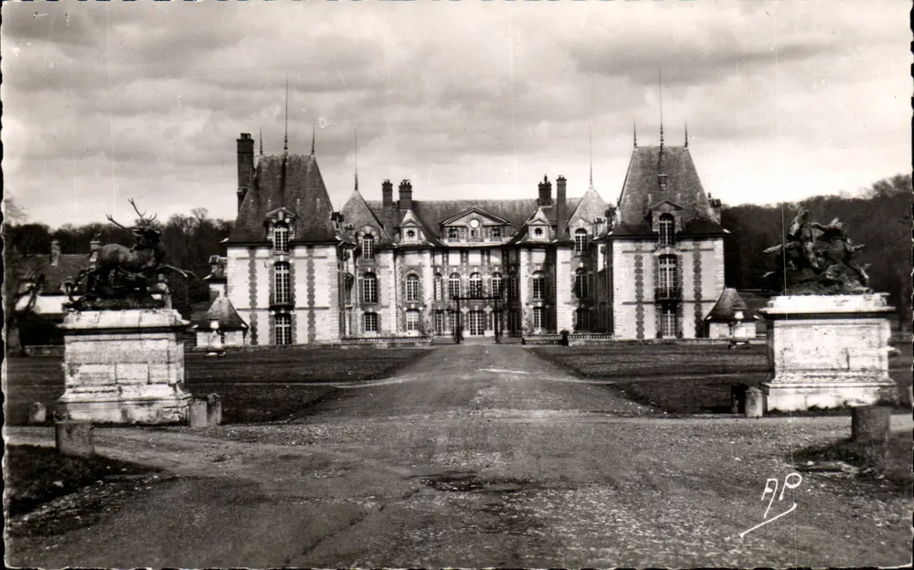 Schloss Gros-Bois — Hauptfassade — A.P. (Art d'Art) Nr. 2.004 - Vorderseite