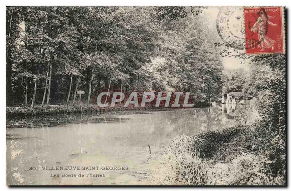 Villeneuve-Saint-Georges — Die Ufer der Yerre — n°30 - Vorderseite