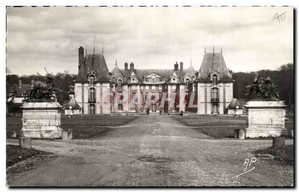 Castello di Gros-Bois — Facciata Principale — Ed. d'Art A.P. II, Versailles - Recto