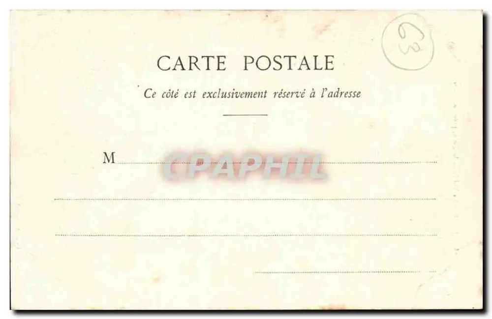 Auvergne - Die Tal der Dore, nahe Courpière — P. Juliot, Clermont-Ferrand - Rückseite