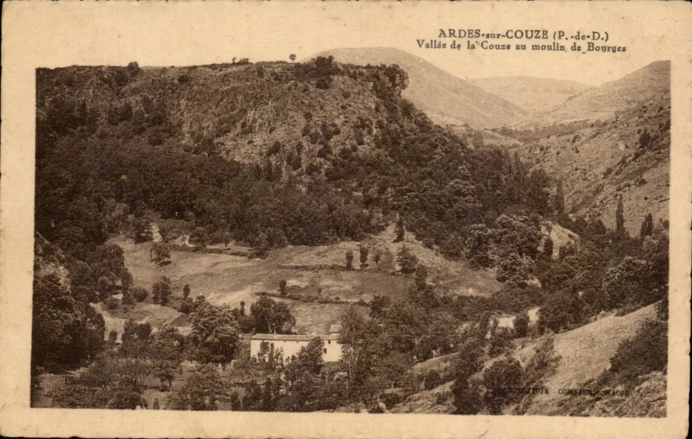 Ardes-sur-Couze (P.-de-D.) — Tal der Couze zum Mühle, von Bourges — Verlag: C. M. MACON - Vorderseite