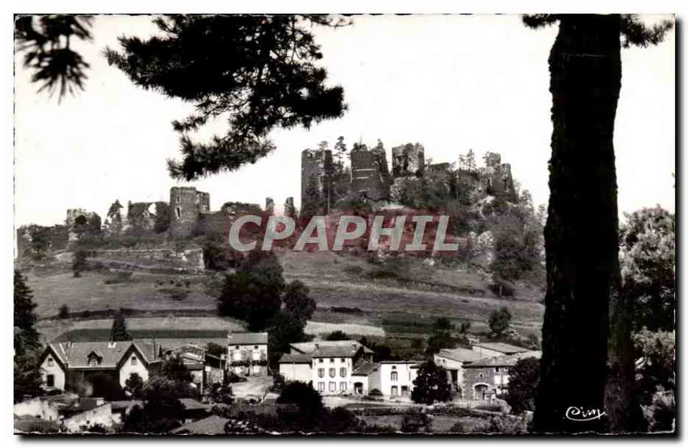 Castelo de Cîny — visão panorâmica — Cîny - Frente