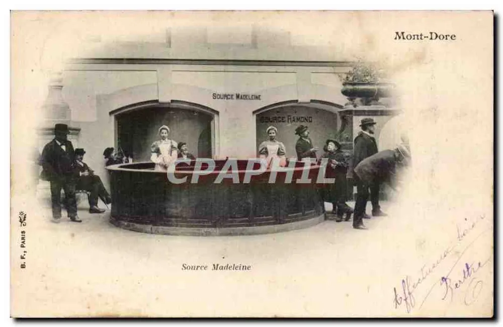 Fonte Madeleine — Mont-Dore — B. F. J. Paris - Frente