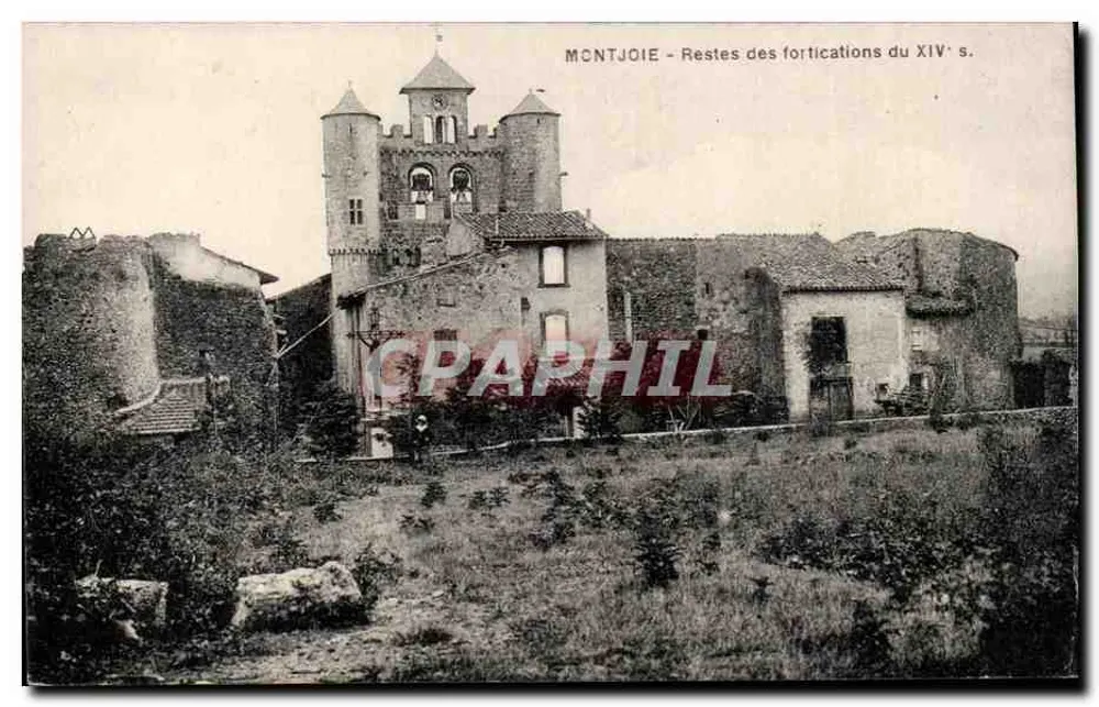 Montjoie - Reste der Burganlagen des 14. Jahrhunderts - Vorderseite