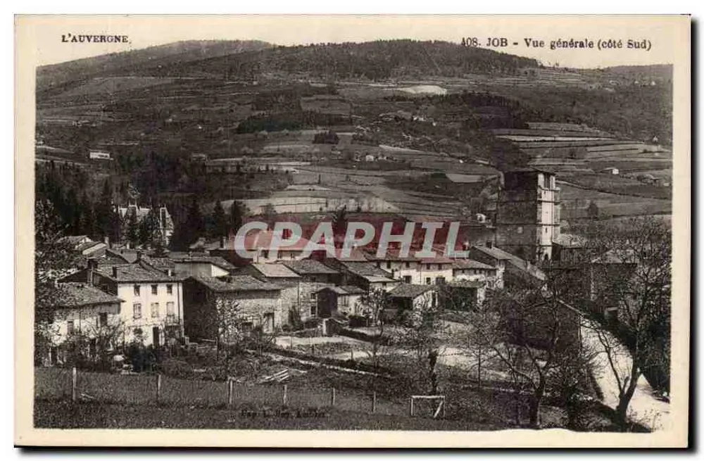 Job - Allgemeiner Blick (Südseite) — Auvergne, Serie A08 — Verlag Auvergne - Vorderseite