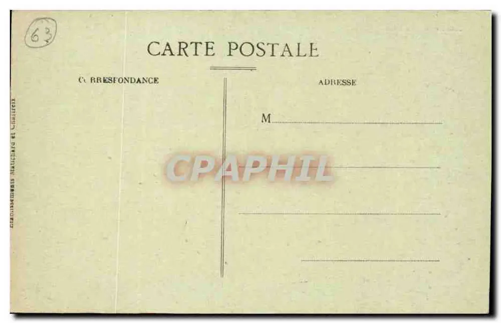 Ambert - A Prefeitura - M. C. - Verso