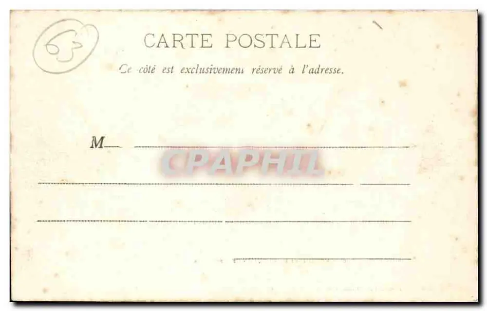 Clermont-Ferrand - Vista Geral — Lib. Pap. Rougé Réol, 24, Rue de l'Écu, Clermont Ferrand - Verso