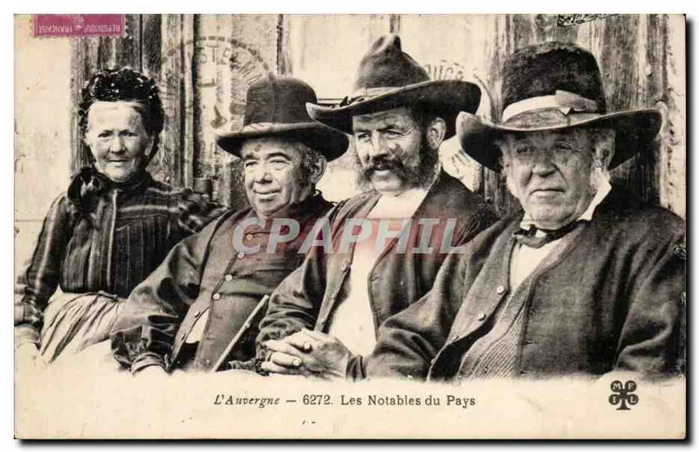L'Auvergne — 6272. Os Notáveis do País — M.F. Editor - Frente