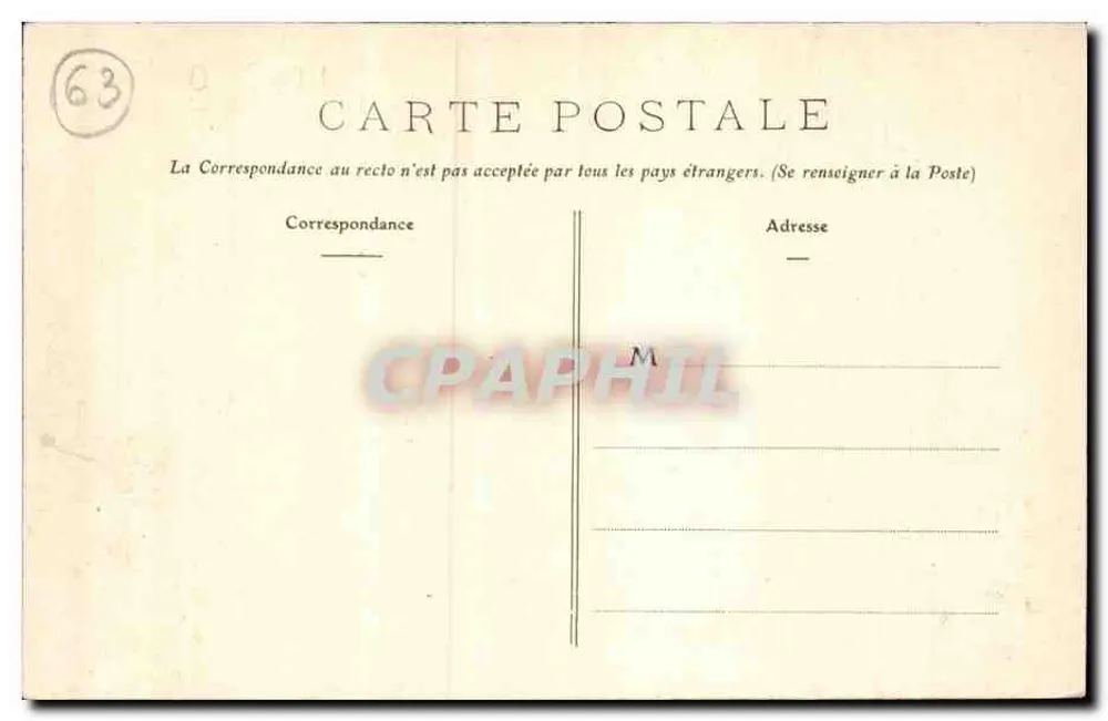 ROYAT - O Viaduto e os Termas Romanos — Clermont-Fd, n° 53 - Verso