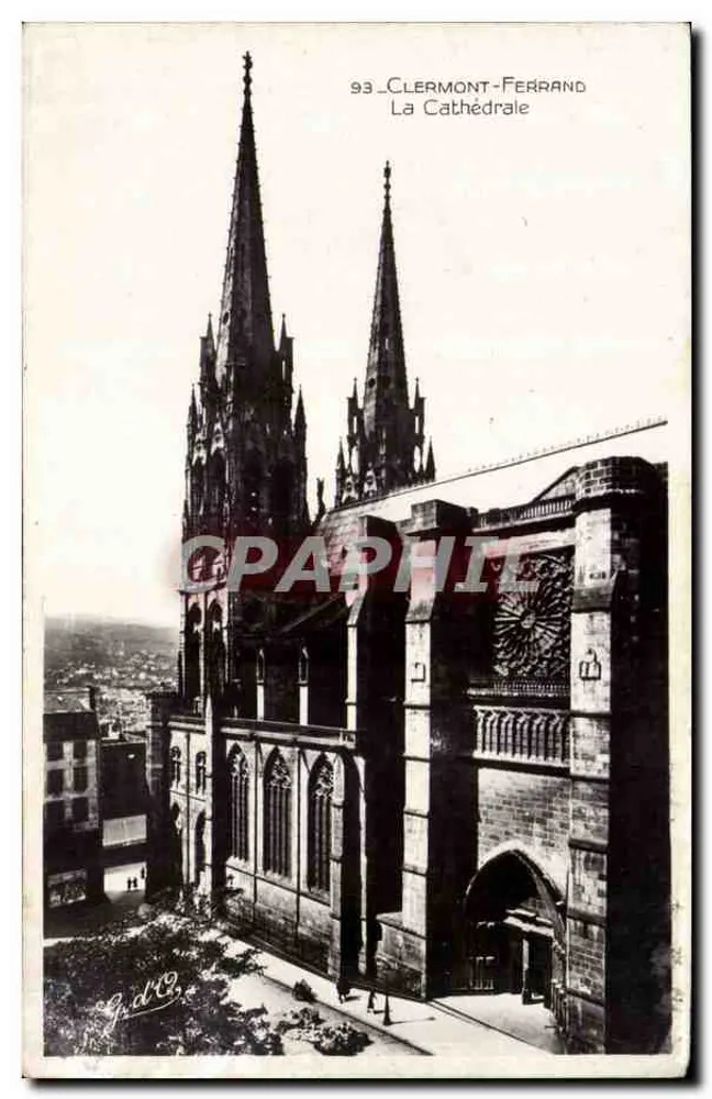 Clermont-Ferrand — Katedra — G. d'Or - Awers