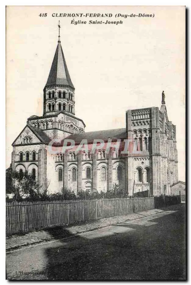 Clermont-Ferrand (Puy-de-Dôme) — Igreja de São José — L'HumpSholder - Frente