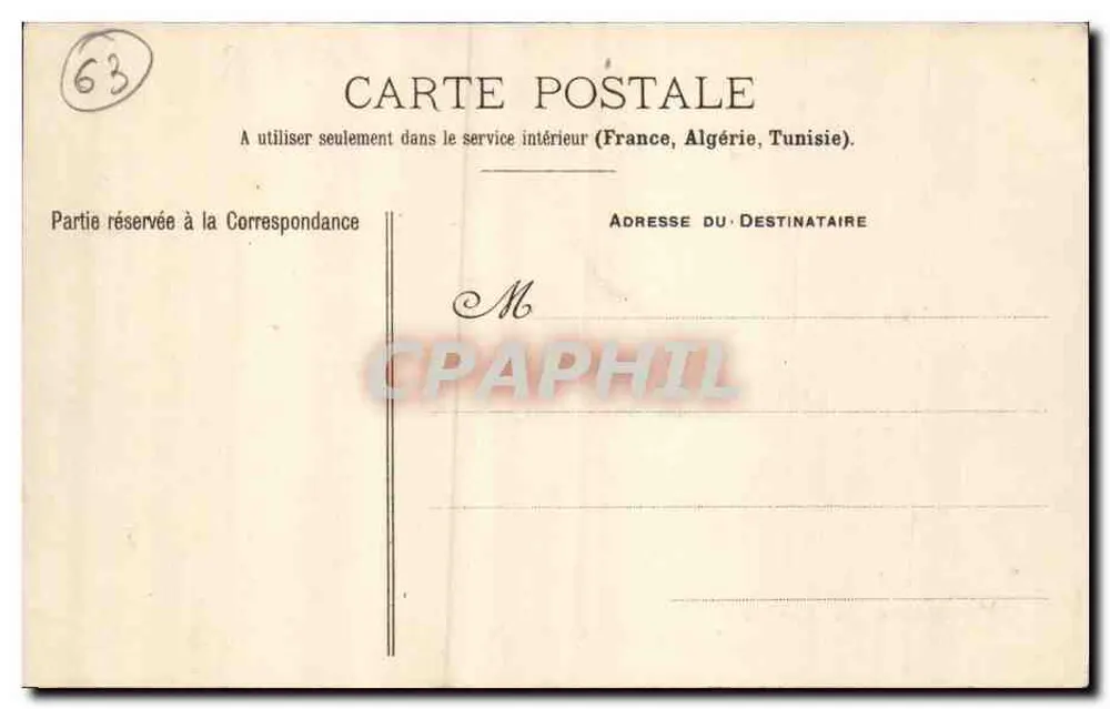 Royat — Aleja Parku — L'Auvergne illustrée n° 934 - Rewers