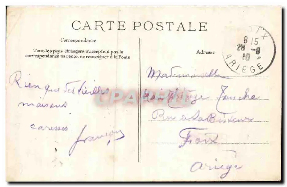 Montferrand — Katedra — Piękna Auvergne, nr 207 - Rewers