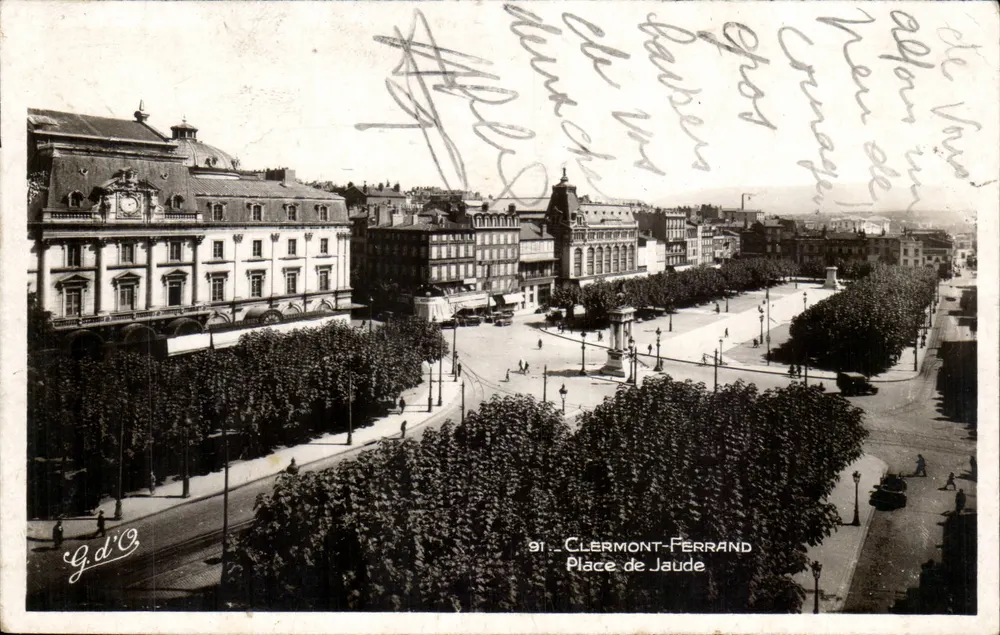 Clermont-Ferrand — Place de Jaude — G.d'C, n°91 - Frente