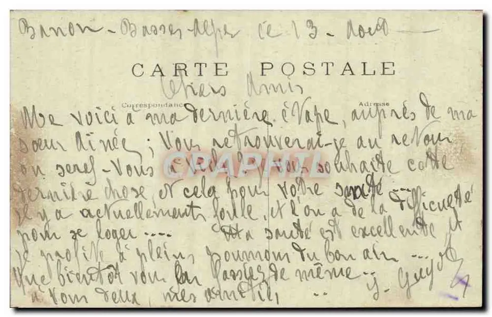Clermont-Ferrand (P.-de-D.) — Praça de Jaude — editor L'Horondelle, Paris, n° 407 - Verso