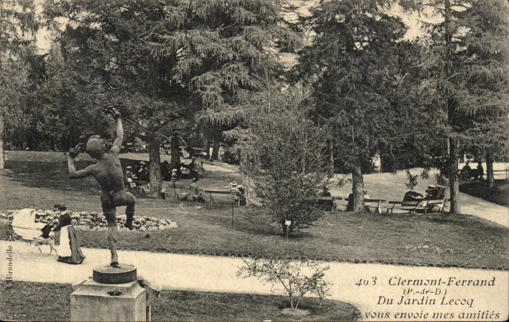 Clermont-Ferrand — Aus dem Lecoq-Garten — Verlag: Éditions Hirondelle, n° 403 - Vorderseite