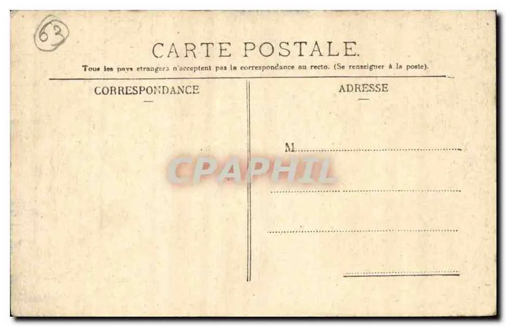 Clermont-Ferrand — Aus dem Lecoq-Garten — Verlag: Éditions Hirondelle, n° 403 - Rückseite