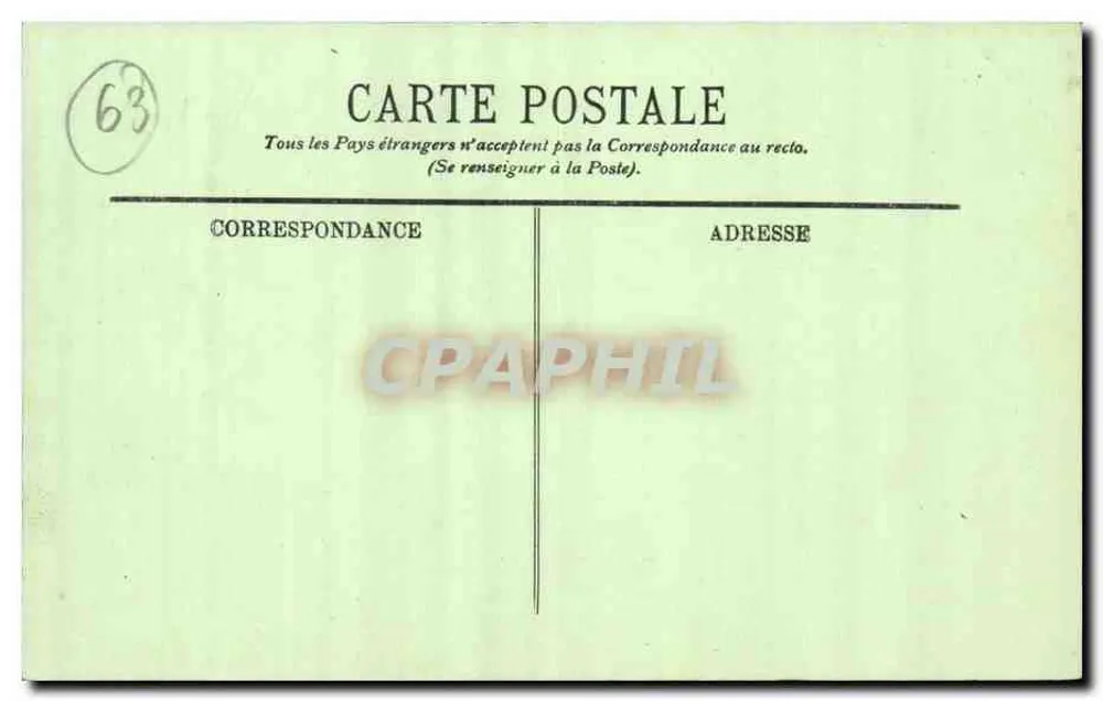 Clermont-Ferrand — A Catedral — LL. — n° 102 - Verso