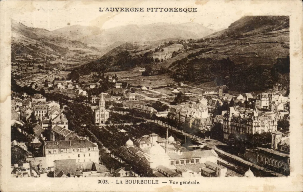 La Bourboule — Vista geral — Edição Bongnon, n° 3002 - Frente